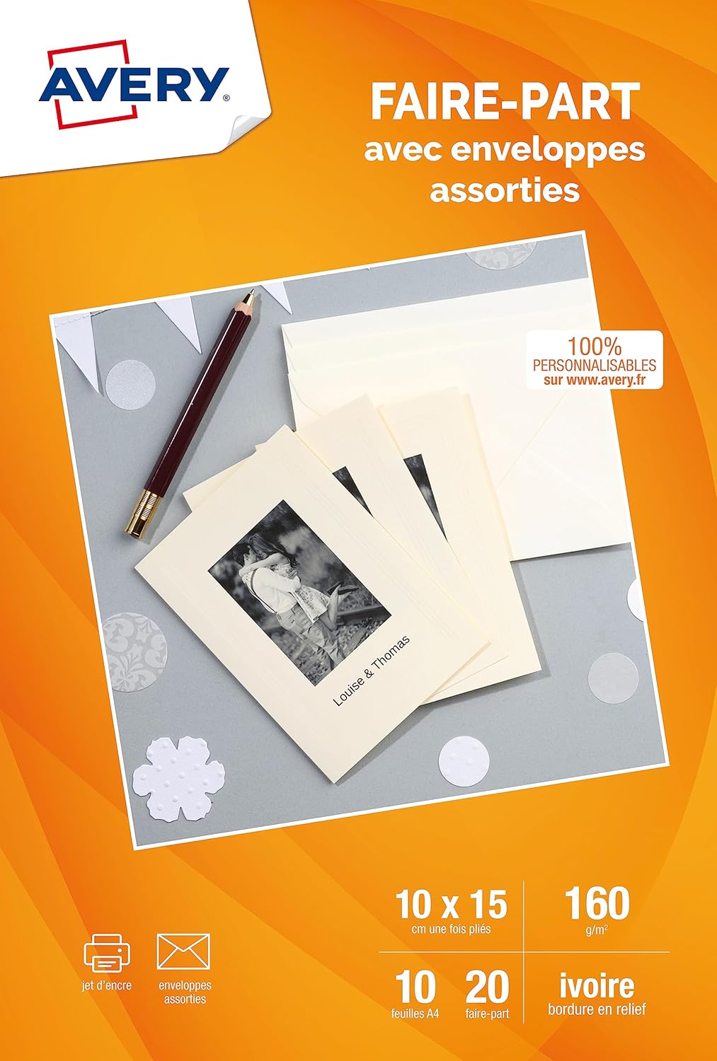 Avery Pochette De Cartes
