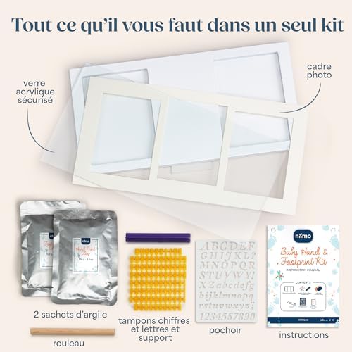Vue 6 de Niimo Kit Empreinte Bebe