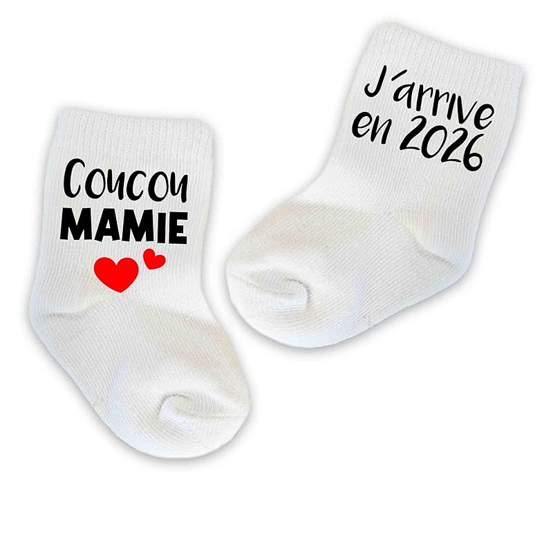 Chaussettes Annonce Grossesse Personnalisees