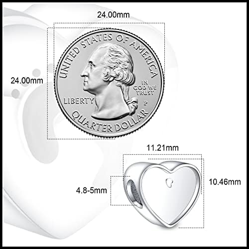 Vue 4 de Photo Personnalisee Charm Perles