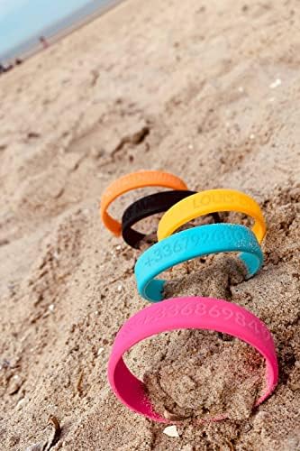Vue 2 de Bracelet Identification Sos Personnalisable