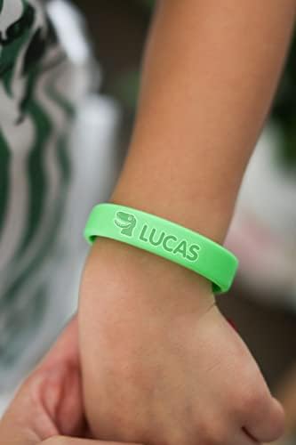 Vue 3 de Bracelet Identification Sos Personnalisable