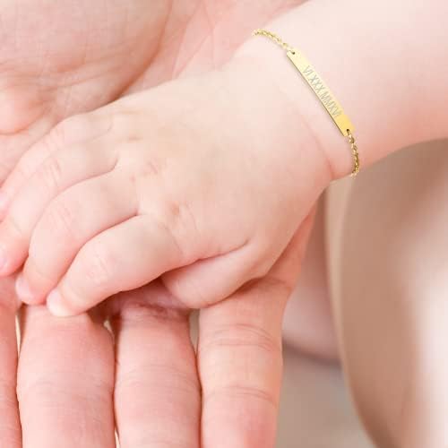 Vue 4 de Bracelet Enfant Personnalise Cm