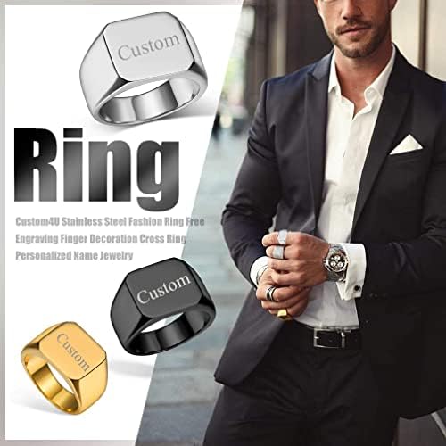 Vue 3 de Personnalise Prenom Chevaliere Homme