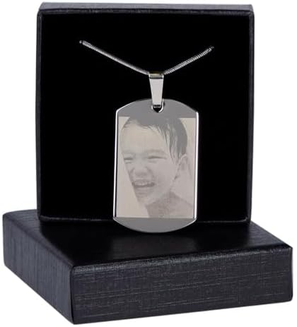 Vue 5 de Pendentif Rectangle Avec Gravure