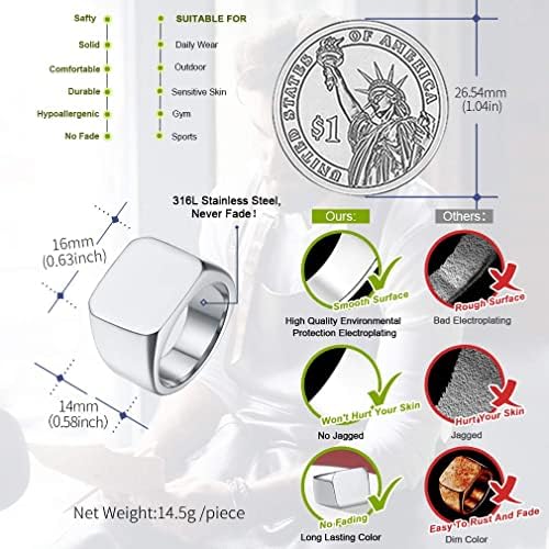 Vue 6 de Chevaliere Homme Personnalise Prenominitiale