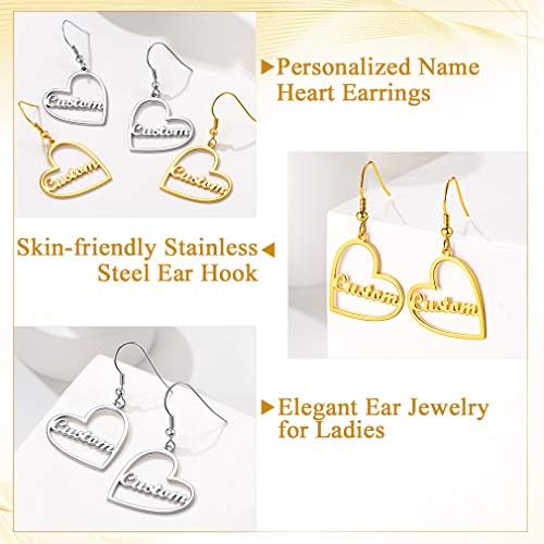 Vue 3 de Boucle Doreille Prenom Personnalise