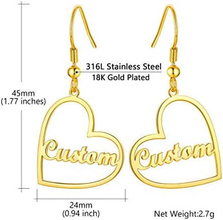 Vue 4 de Boucle Doreille Prenom Personnalise