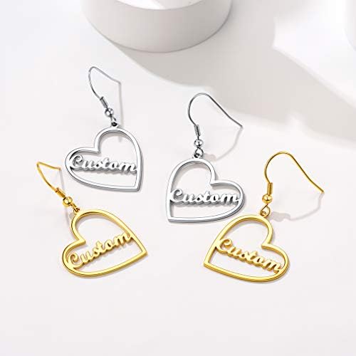 Vue 6 de Boucle Doreille Prenom Personnalise