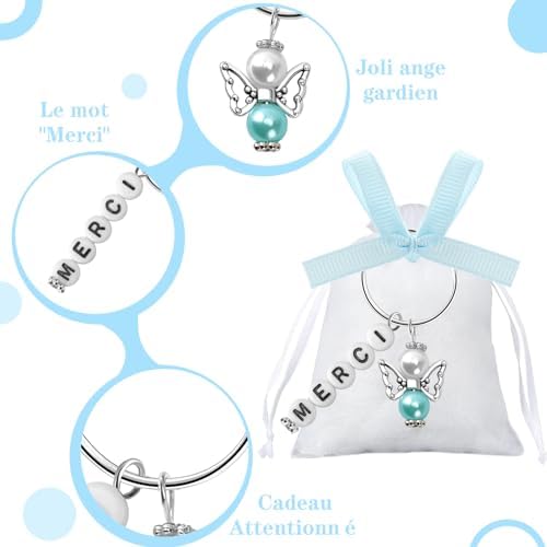 Vue 3 de Porte Cle Merci Merci