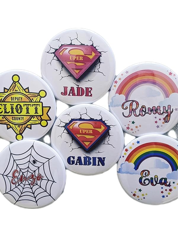 Grand Badgemagnetmiroirporte Cle Personnalise
