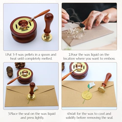 Vue 6 de Sceau De Cire Personnalise