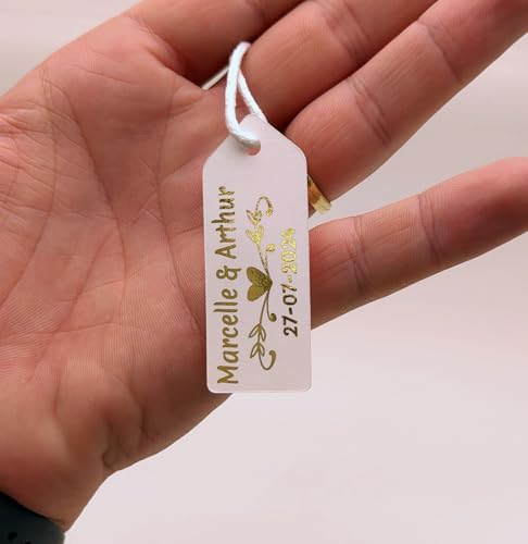 Vue 2 de Etiquettes Personnalisees Avec Nom