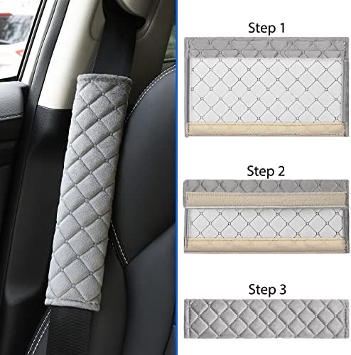 Vue 3 de Mikafen Voiture Protege Ceinture