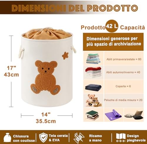 Vue 6 de Panier Linge Pour