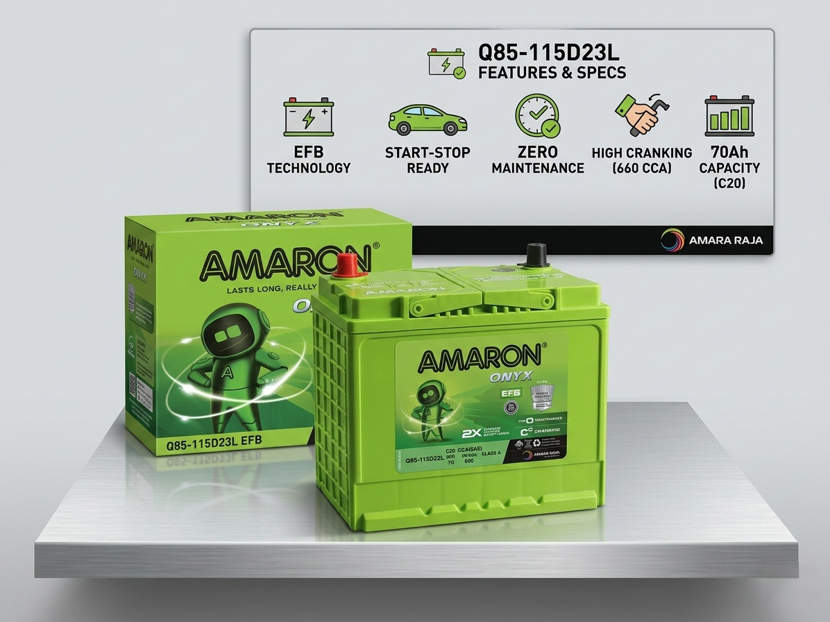 Amaron Onyx EFB (Q85-115D23L) tyre