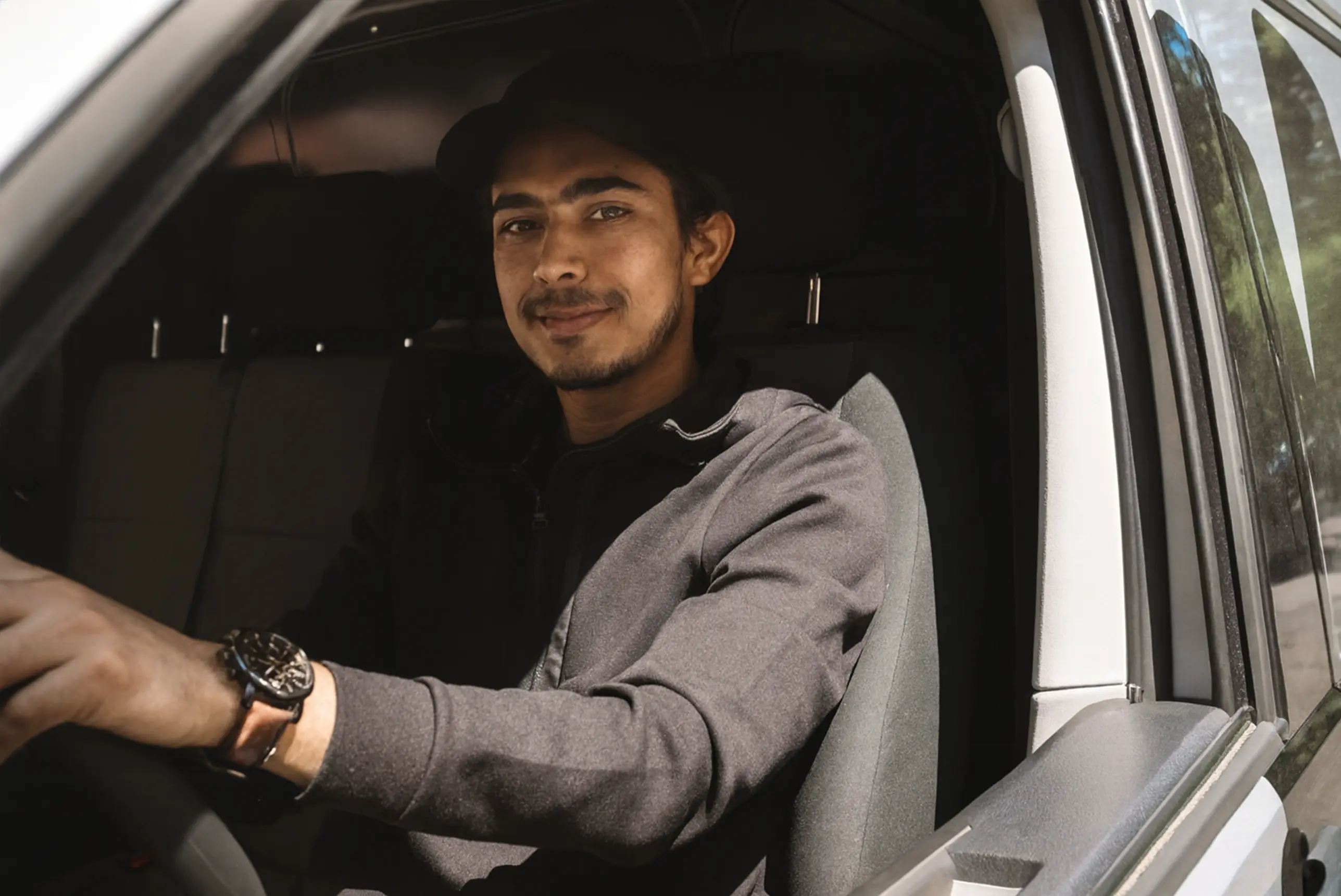 Tráiler circulando en carretera