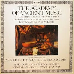 Authentieke Uitvoeringen Van Vivaldi: Fluitconcert „La Tempesta Di Mare" En Muziek Van Byrd ~ Dowland ~ Gibbons ~ Purcell ~ Geminiani ~ Arne ~ Haydn ~ Stamitz