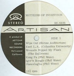 The Artisan RS 6406 Test Pressing