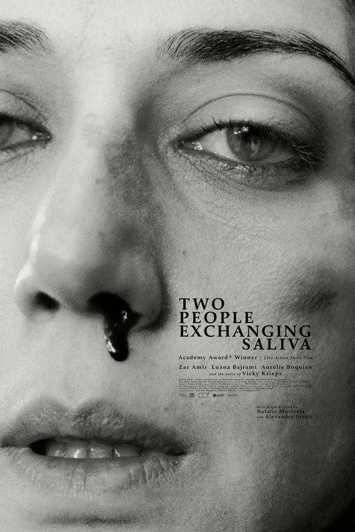 Two People Exchanging Saliva