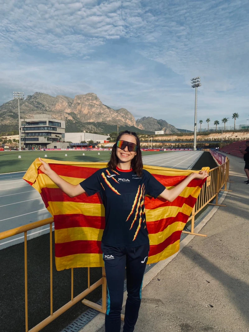 Imatge de capçalera per la notícia Noa Antón, subcampiona d’Espanya amb la selecció catalana sub16