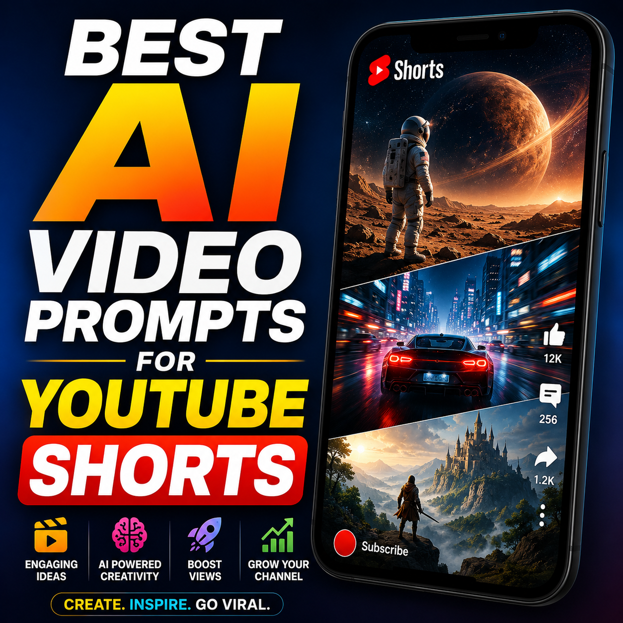 Best AI Video Prompts for YouTube Shorts
