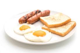 Eggs, Sausage & Bread