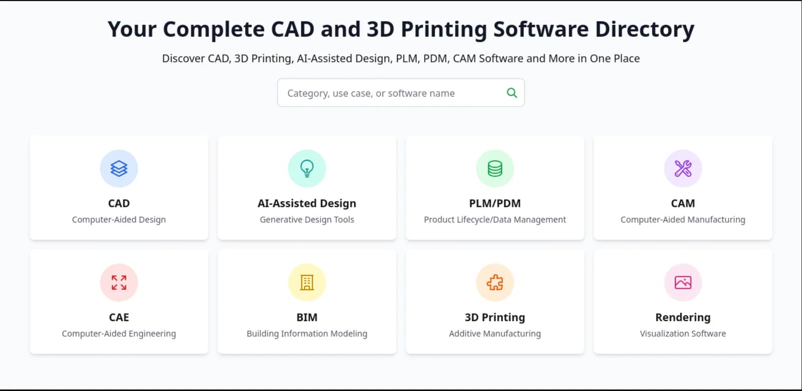 CAD Software Hub | All-in-one directory for engineering | SoftRankings