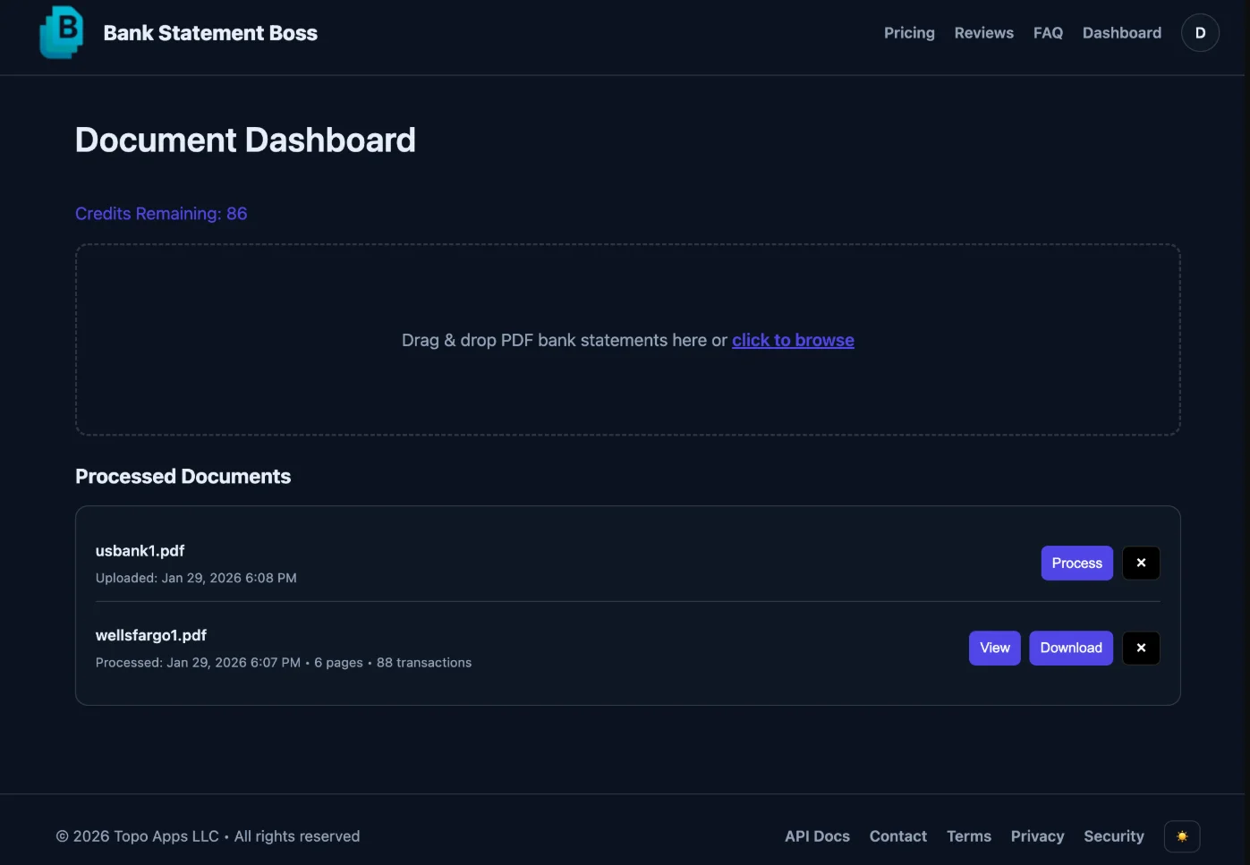 Bank Statement Boss cover