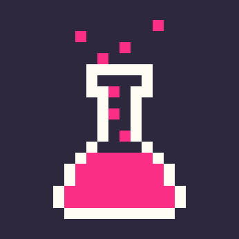 Pixel drawing of potion