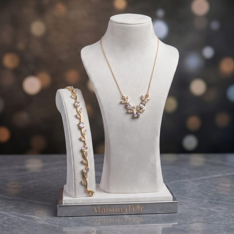 Ensemble Tulip — Dorée · Cristal