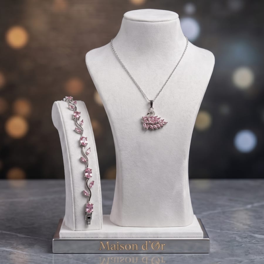 Ensemble Swan — Rose & Argent