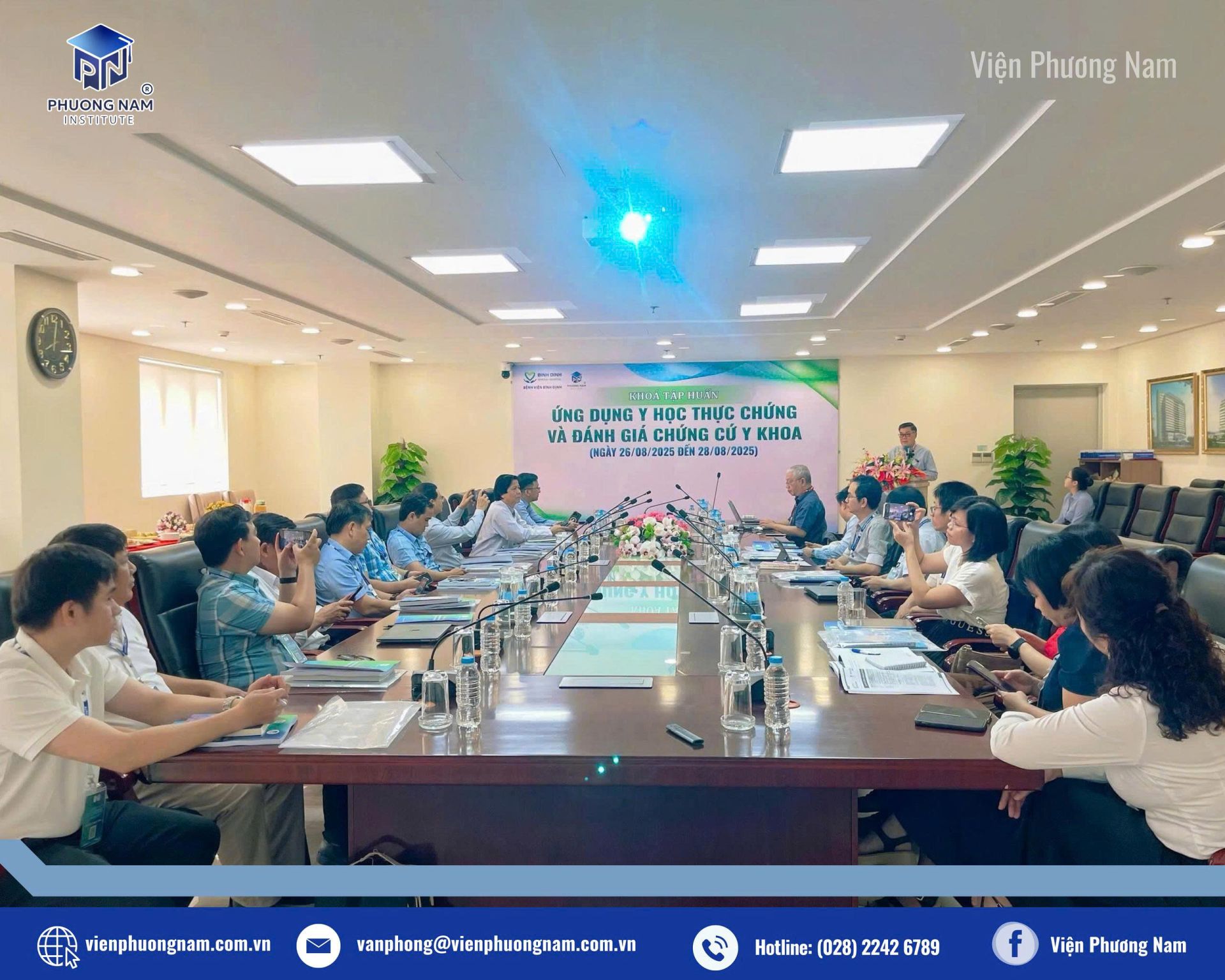 PHUONG NAM INSTITUTE AND BINH DINH GENERAL HOSPITAL ORGANISED OPENING CEREMONY FOR THE TRAINING COURSE 