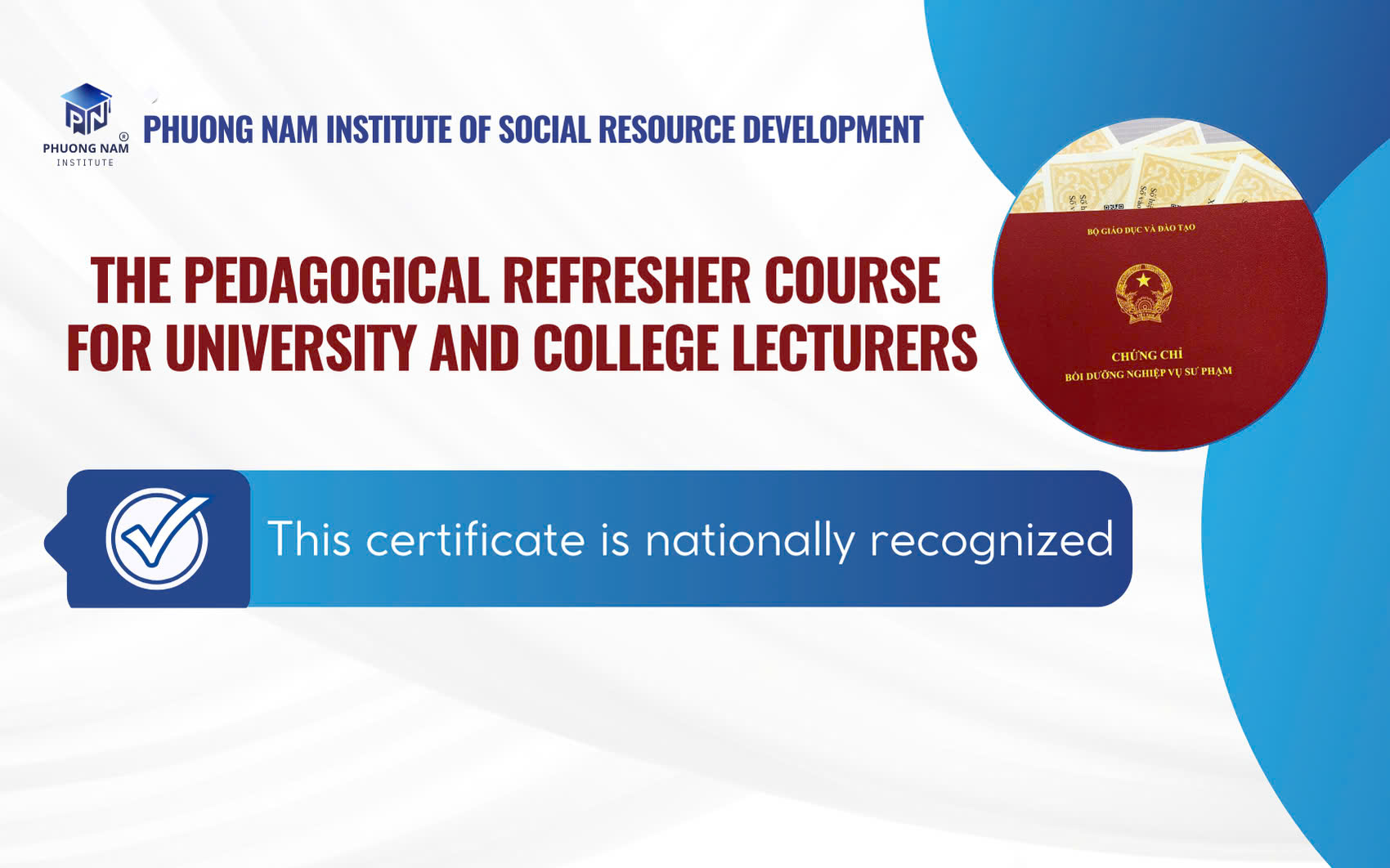 THE PEDAGOGICAL REFRESHER COURSE FOR UNIVERSITY AND COLLEGE LECTURERS