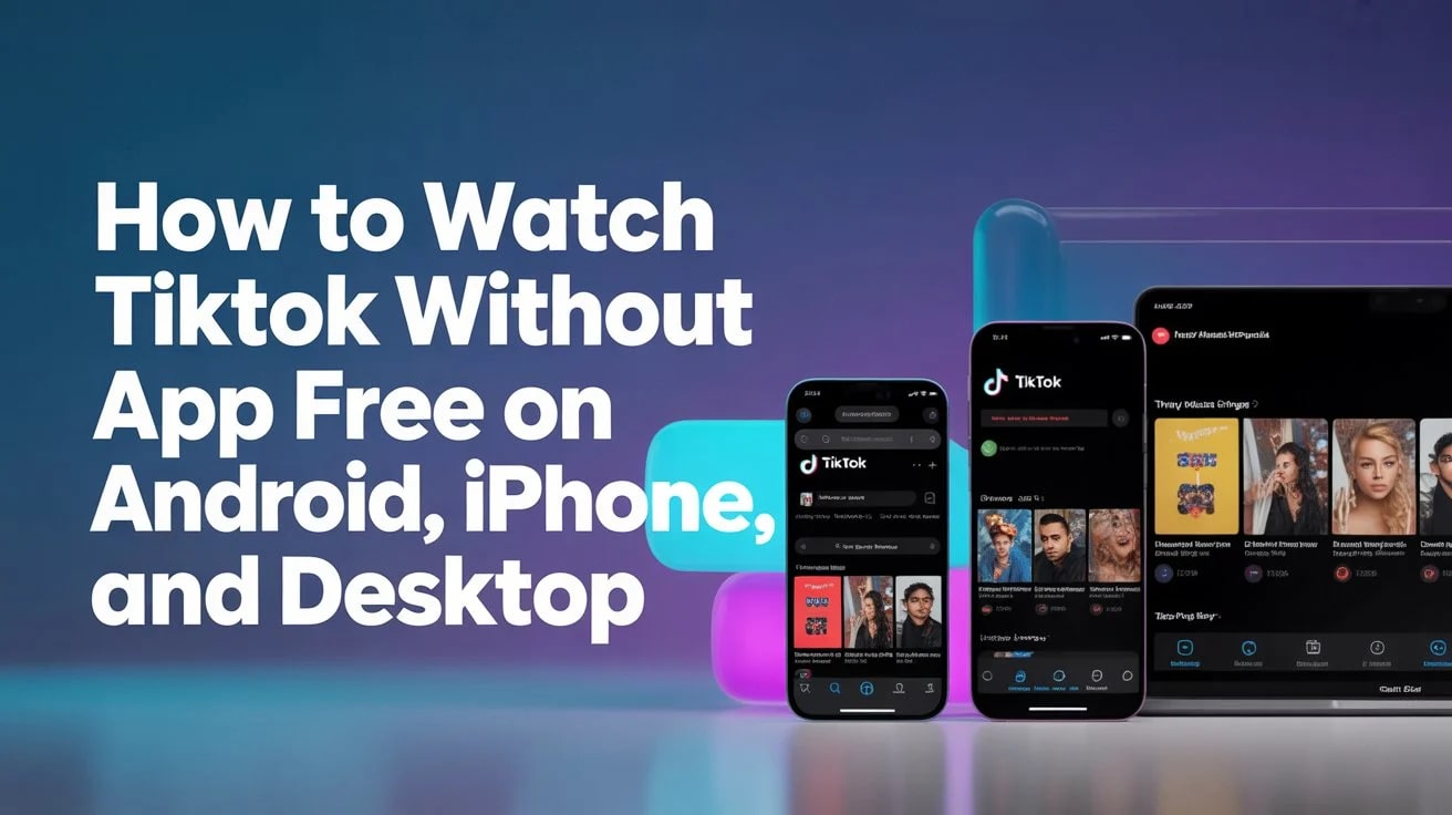 How to Watch TikTok Without App Free on Android, iPhone, and Desktop