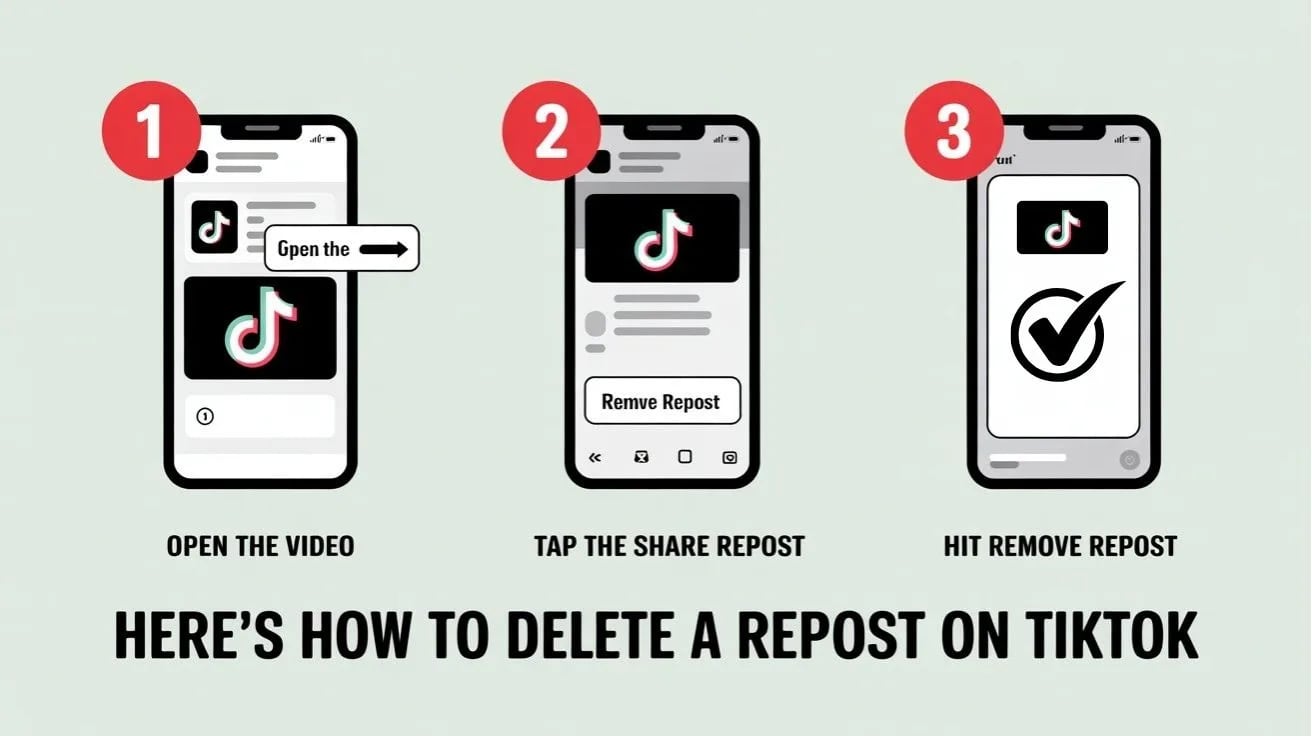 How to Delete Repost on TikTok (iPhone & Android) Complete Guide