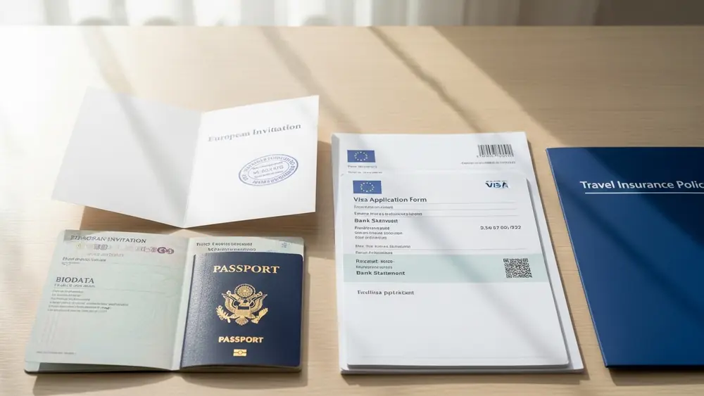 hồ sơ xin visa schengen thăm người nhà, mẫu giấy mời thăm thân schengen, chứng minh công việc xin visa schengen