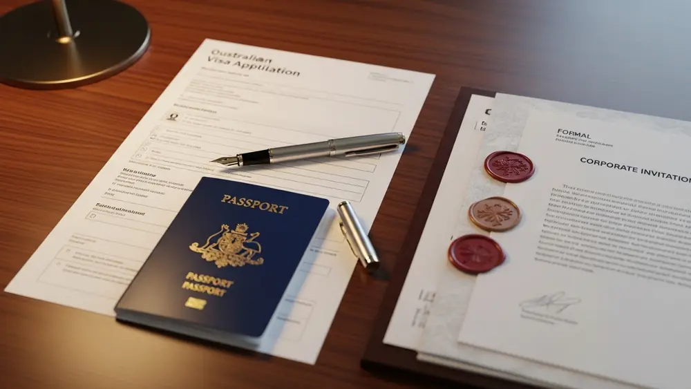 Chuẩn bị hồ sơ doanh nghiệp xin visa úc và thư mời công tác úc