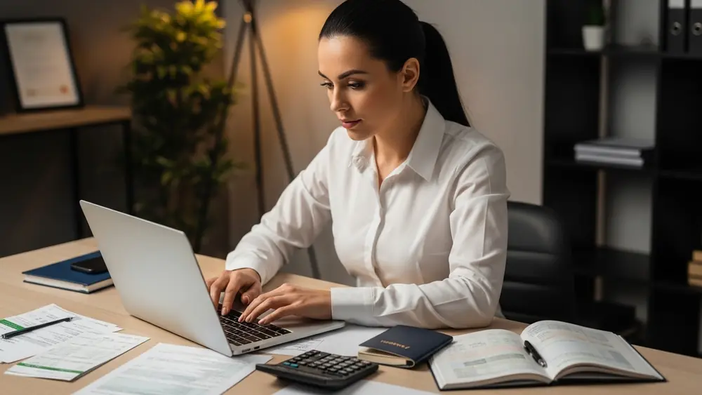Chuyên gia tư vấn đang hướng dẫn khách hàng cách viết thư giải trình khi rớt visa Pháp