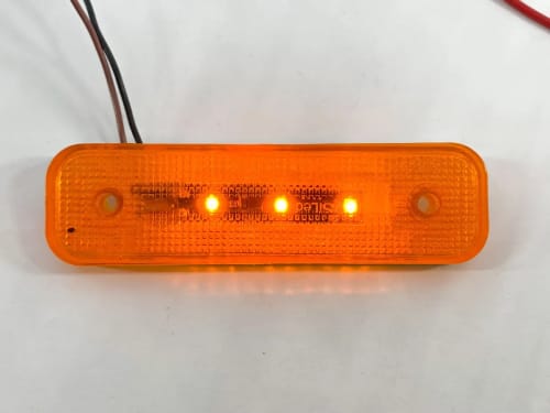 Plafon ambar lateral led 12 - 24v cuarto