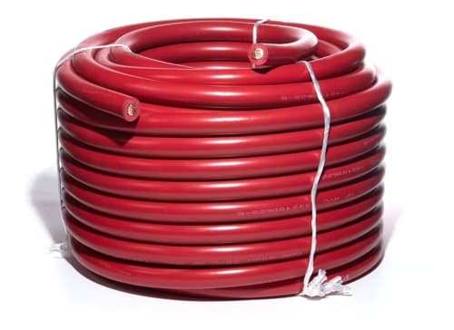 Cable bateria automotriz calibre 00 2/0 doble cero