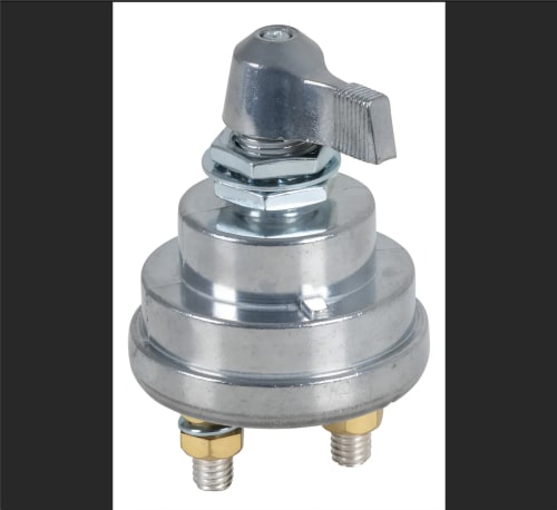 Interruptor cortador corriente pollak 6v 36v 2 tornillos servicio pesado