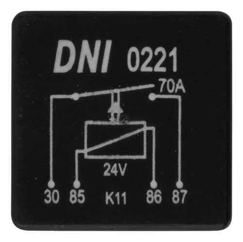 Relevador universal 24v 70a mercedes benz volvo scania DNI