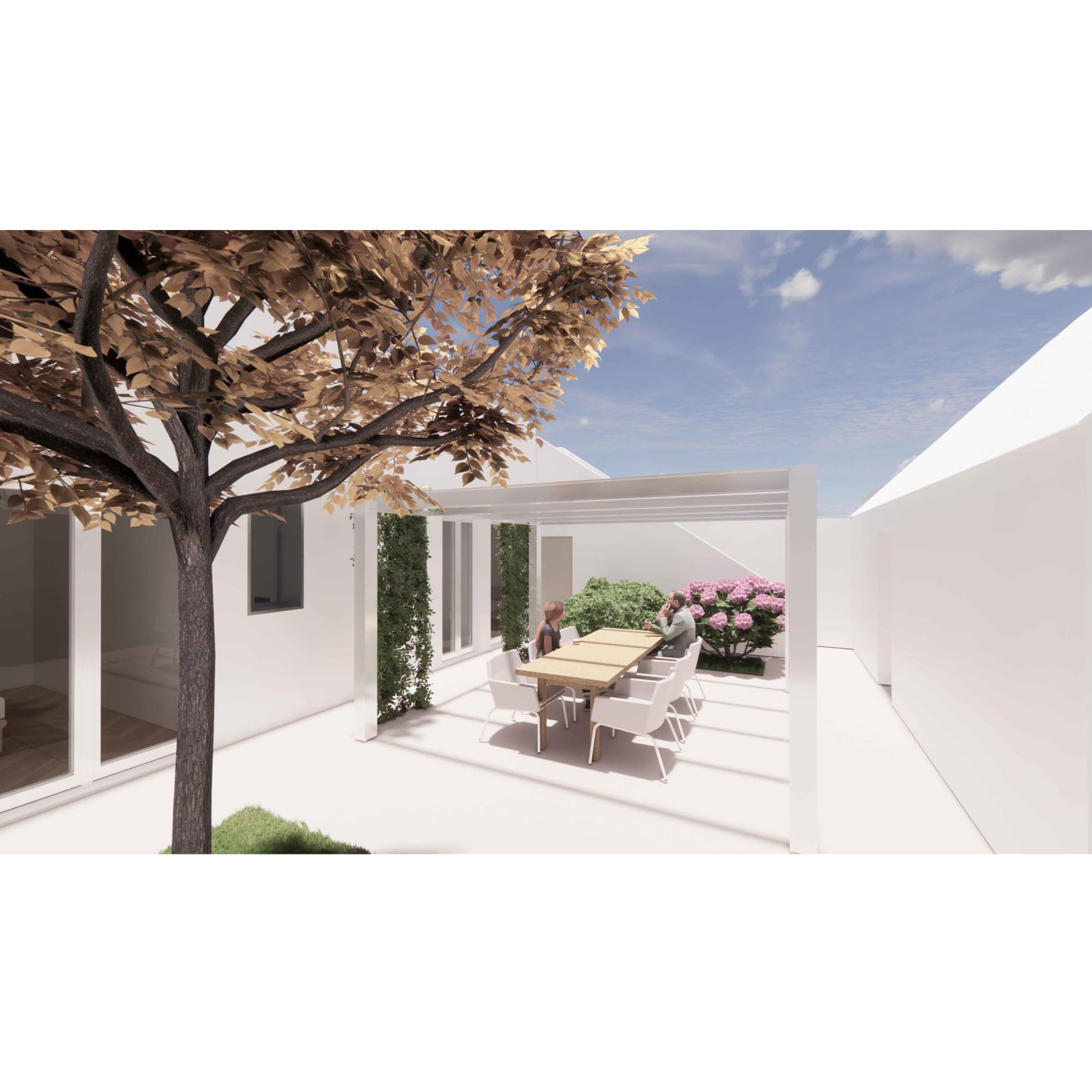 CASA CON PATIO