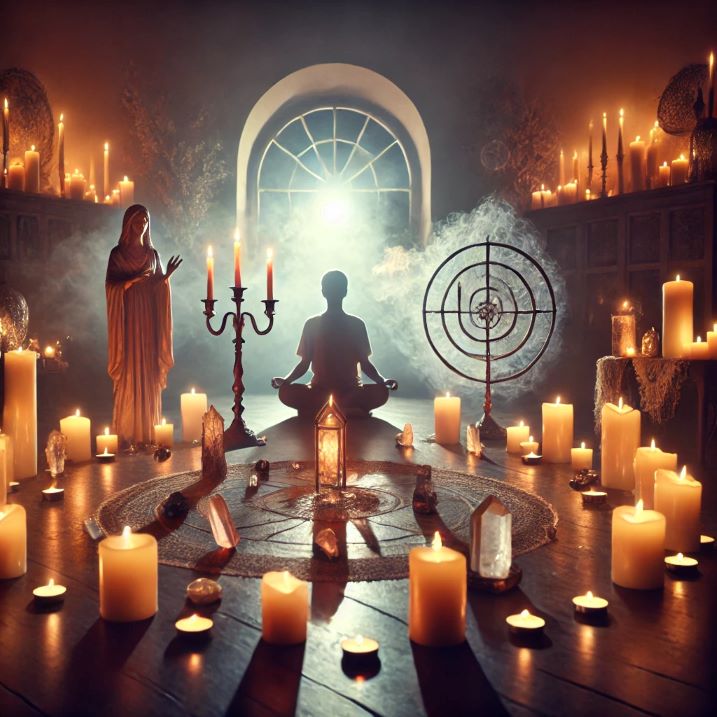 Spirit Communication in a Sacred Indoor Circle