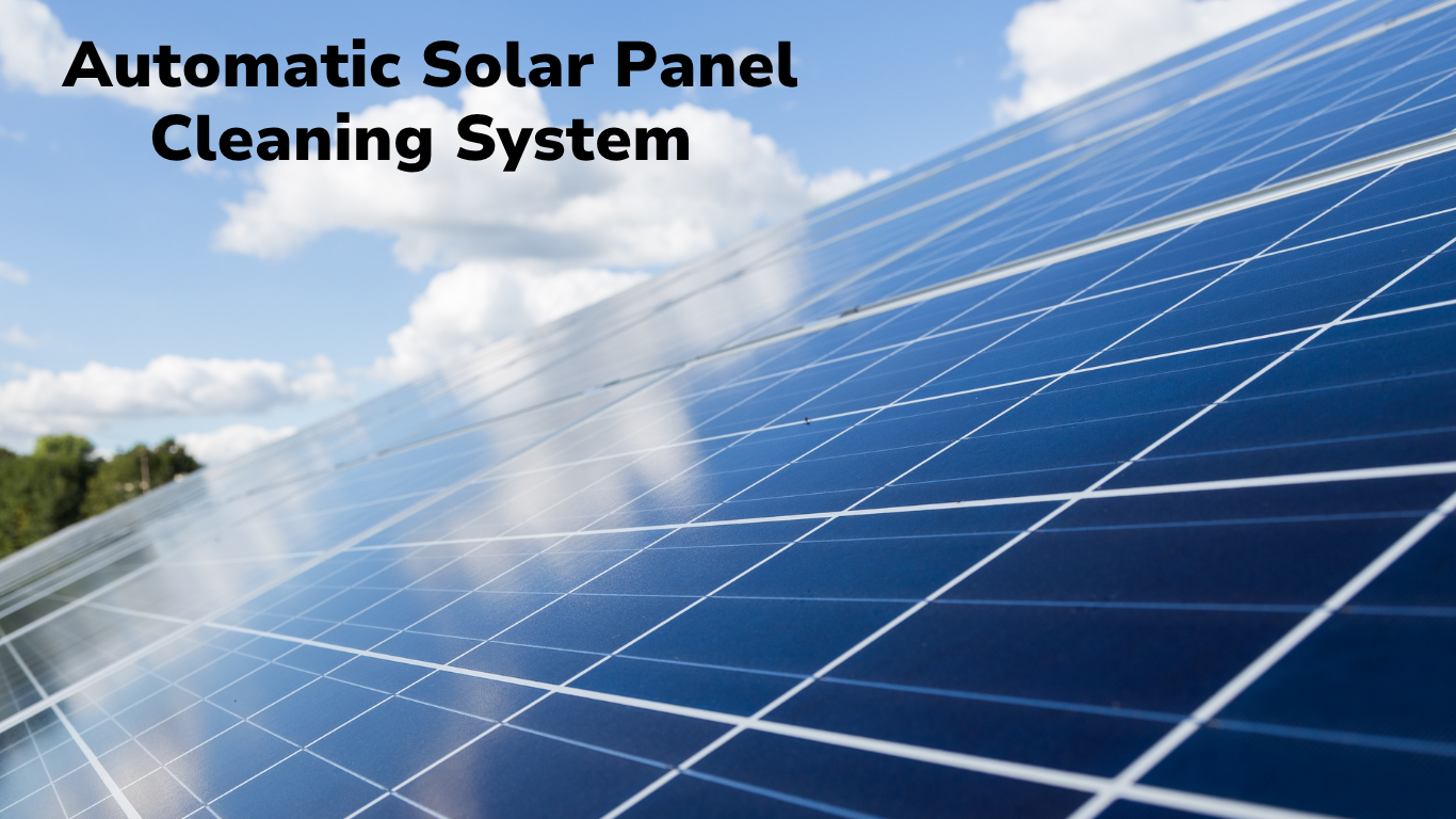 automatic solar panel cleaning system