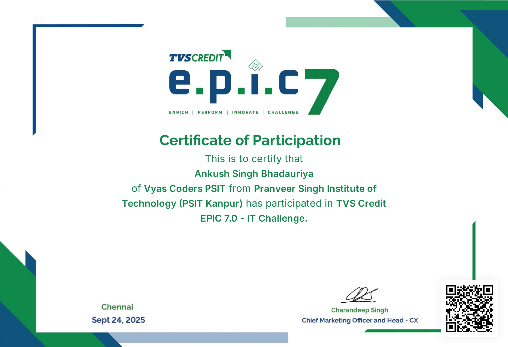 TVS Credit Challenge