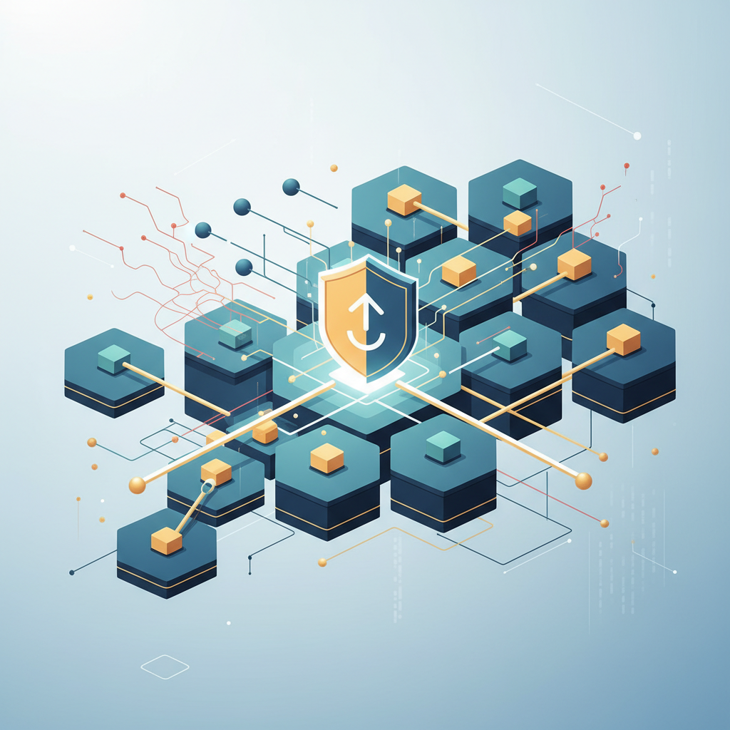 Create a clean, professional illustration for a blog section titled