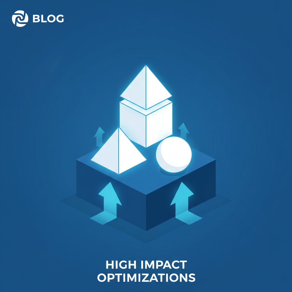 Create a clean, professional illustration for a blog section titled