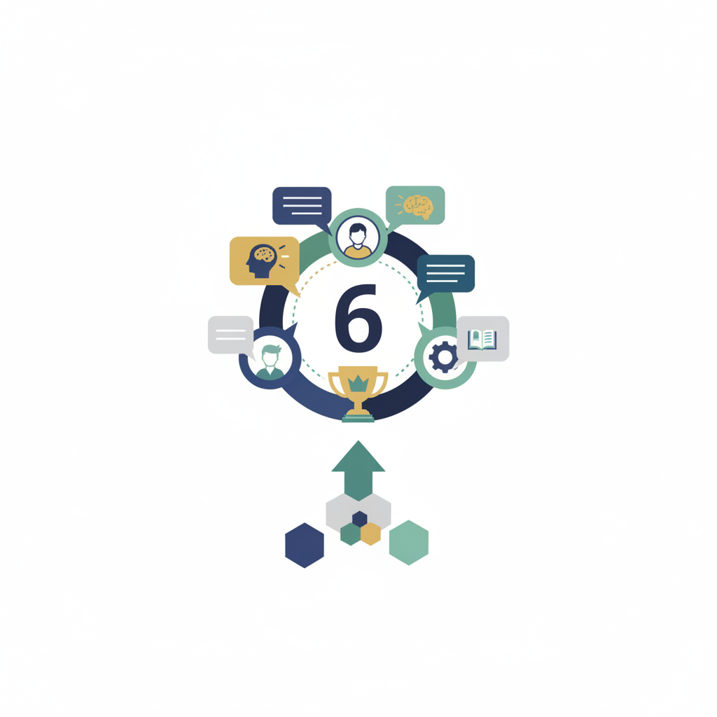 Create a clean, professional illustration for a blog section titled